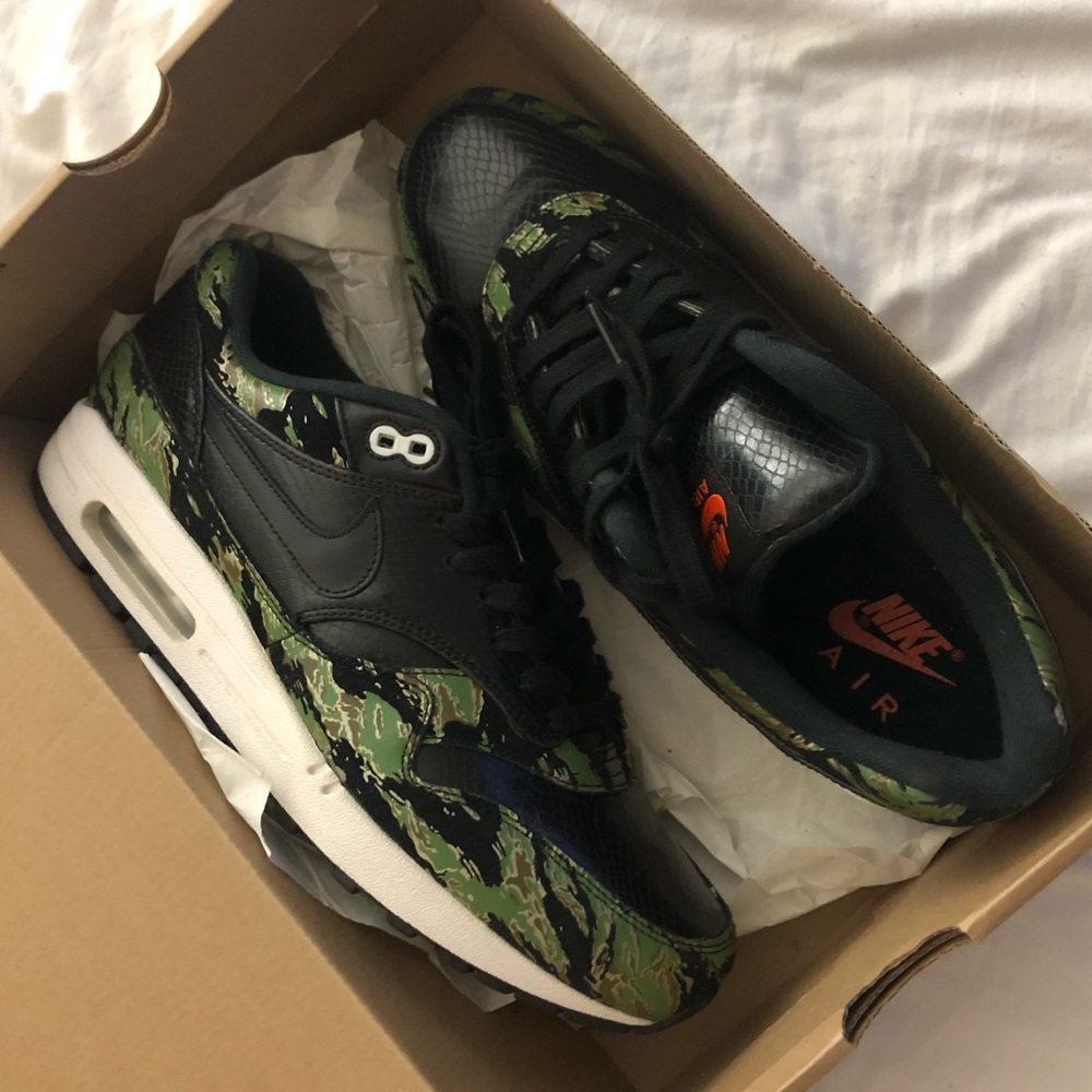 Bike AirMax 1 “atmos” Tiger cago x snakes skin” .